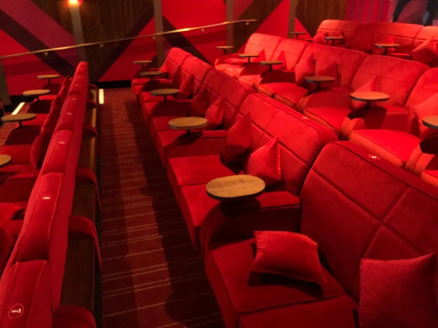 Cinema seating cleaned