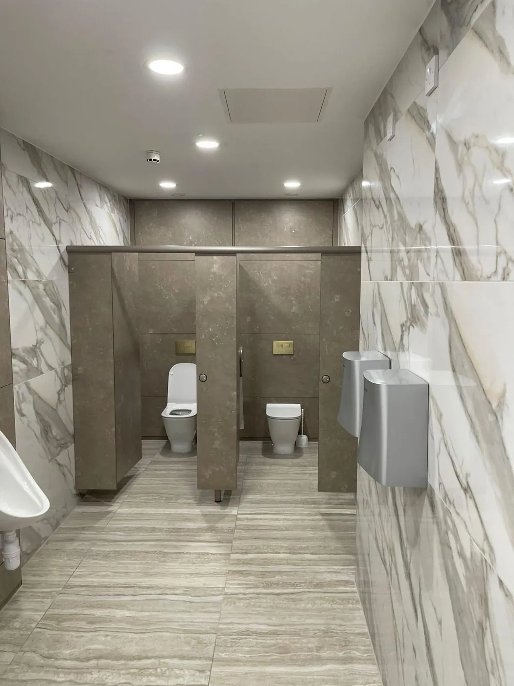 Executive washroom cleaned